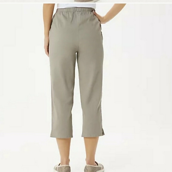 Denim & Co Original Waist Stretch Crop Pants - Picture 2 of 2